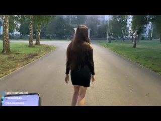 cumming hard on a walk in a public park with a remote-controlled vibrator